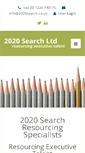 Mobile Screenshot of 2020executivesearch.com